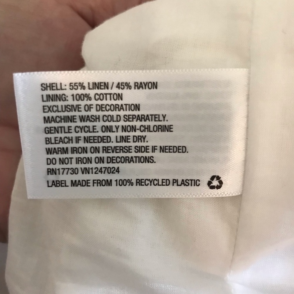 Lisa Marie Fernandez x Target White Ric Rack Dress Size XL - Picture 5 of 5